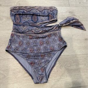 Vitali Scarf-Print One-Piece Swimsuit